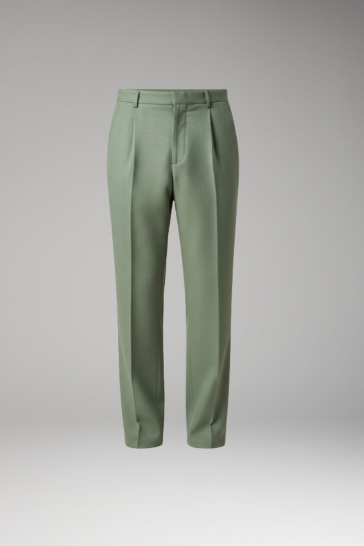 Men’s Summer Trousers with Wide-Leg and Elastic Waistband