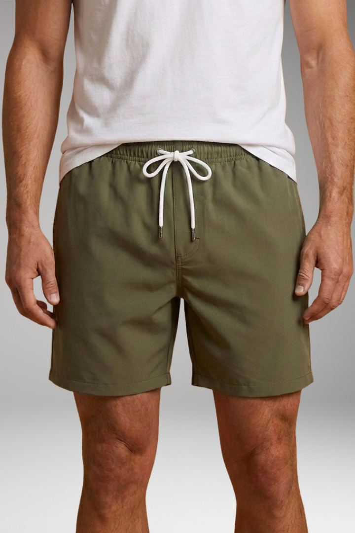Men’s Swim Shorts with Drawstring Closure