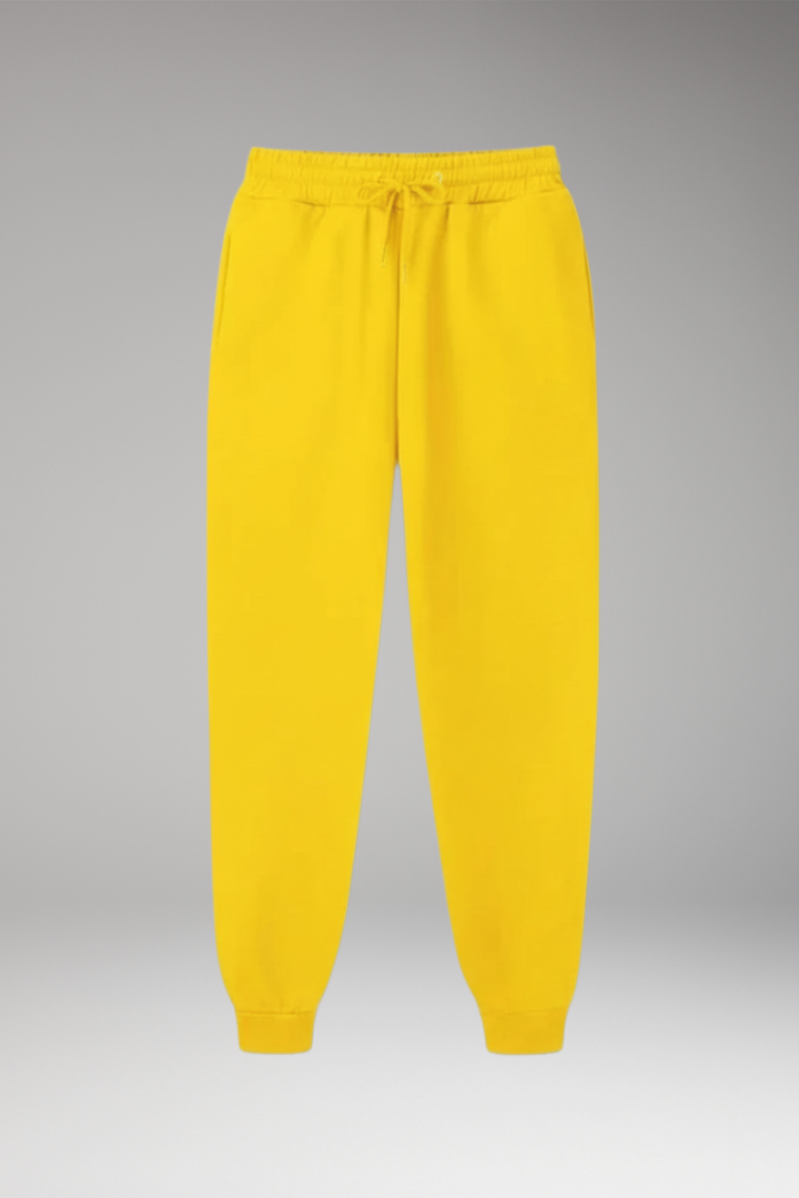 Women's Jogging Trousers with Adjustable Waist and Ribbed Cuffs