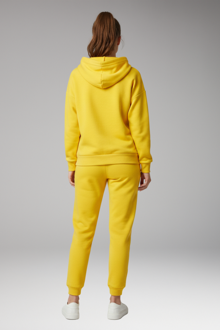 Women's Jogging Trousers with Adjustable Waist and Ribbed Cuffs