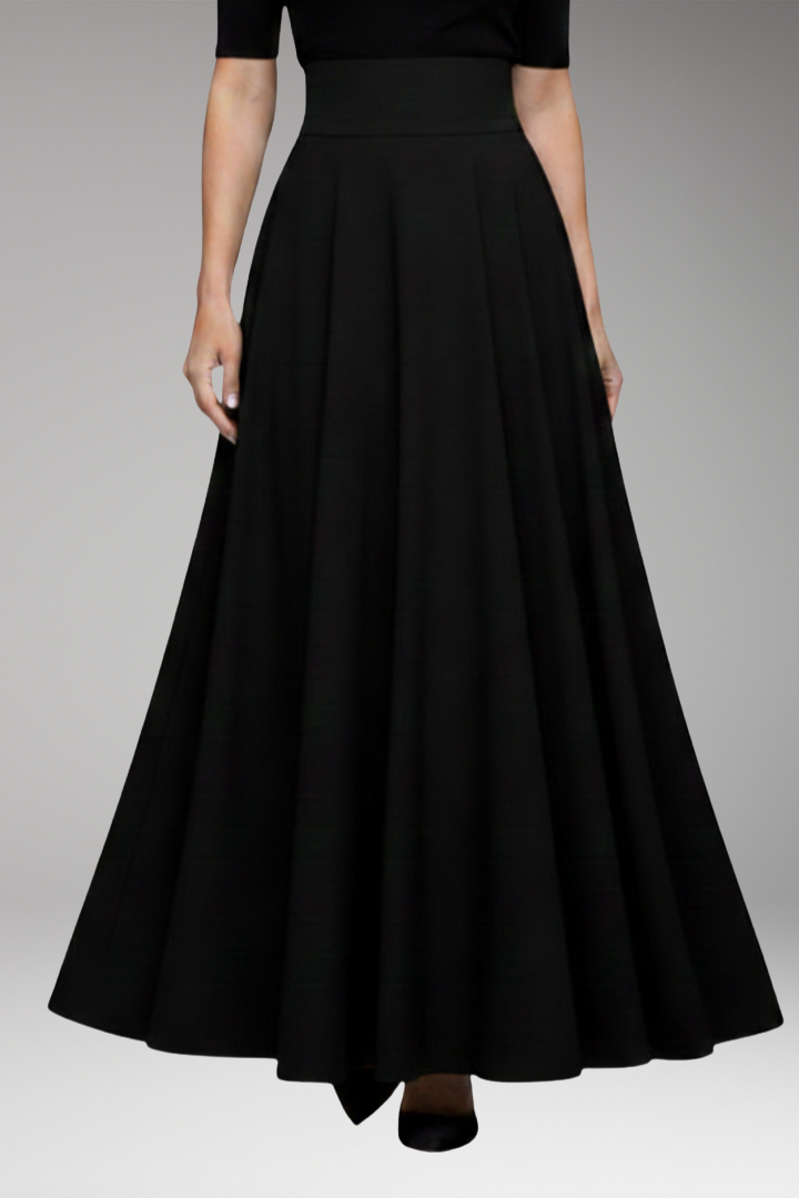 Women’s Maxi Skirt with High Waist and Pockets