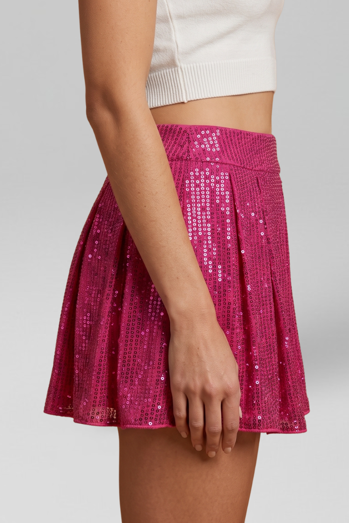 Women Party Sequined Shorts for Evening Holiday Special Occasion