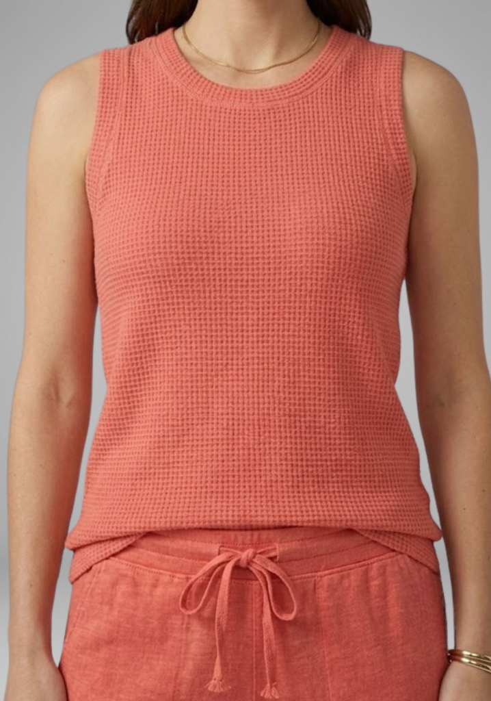 Women's Two-Piece Set with Sleeveless Top and Wide-Leg Trousers