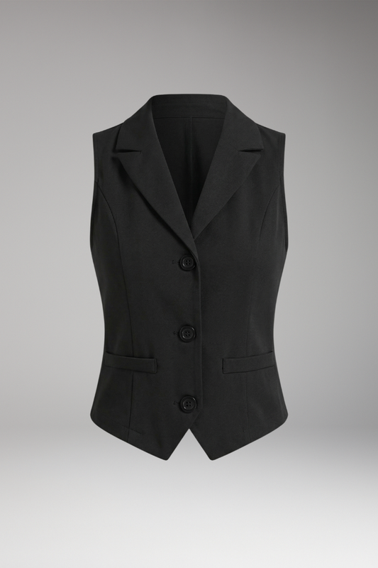 Women's Waistcoat with Button Closure