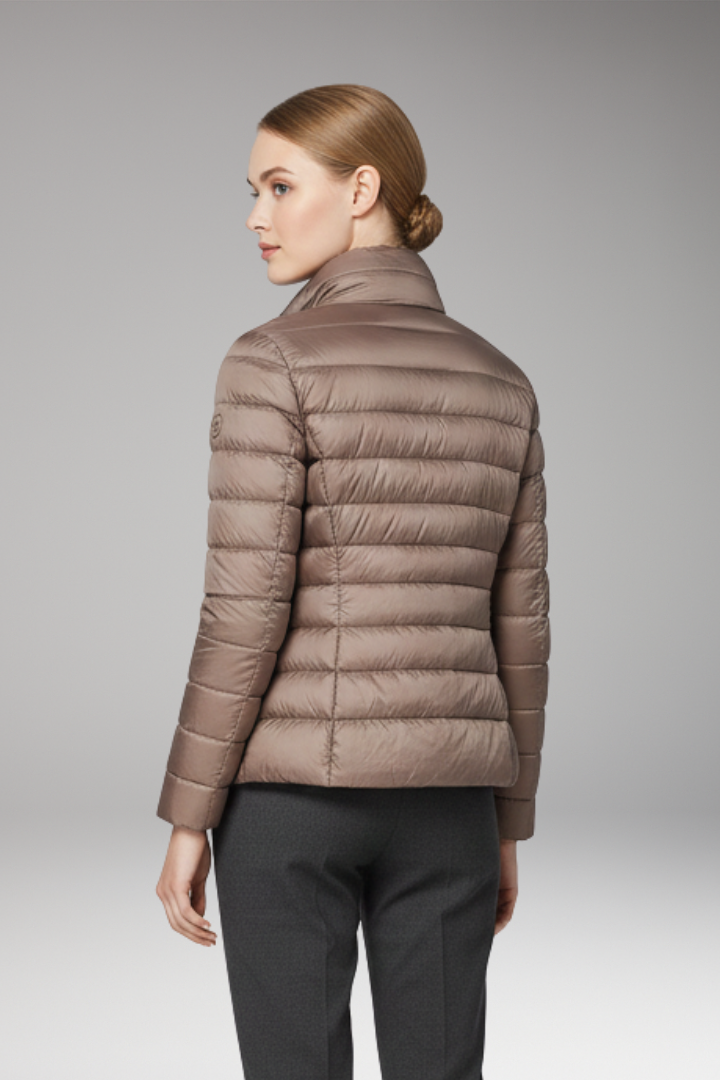 Women’s Jacket with Front Placket and Long Sleeves
