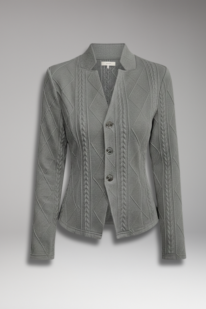 Women’s Jacket with Front Zip and Design for Everyday Use