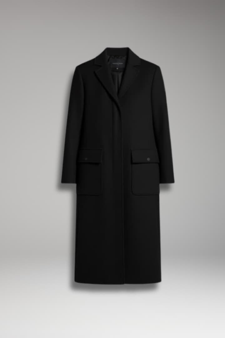 Women’s Parka with Insulated Lining and Snap Closure