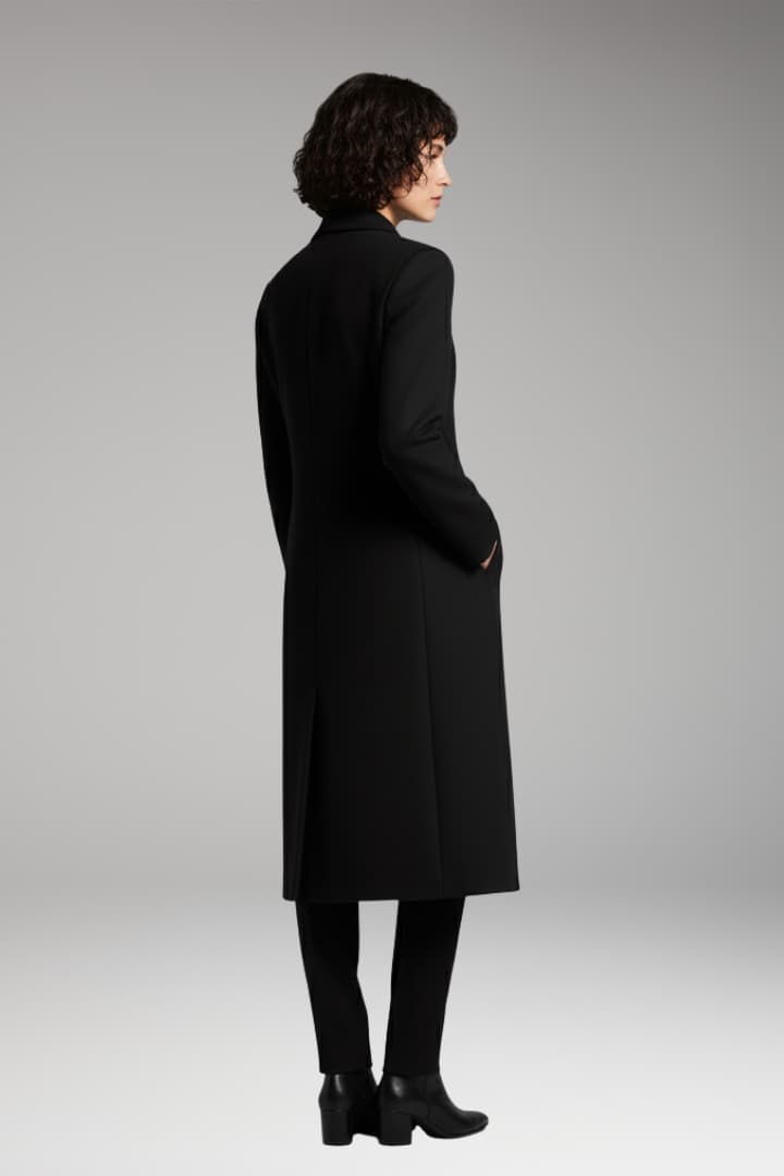 Women’s Parka with Insulated Lining and Snap Closure