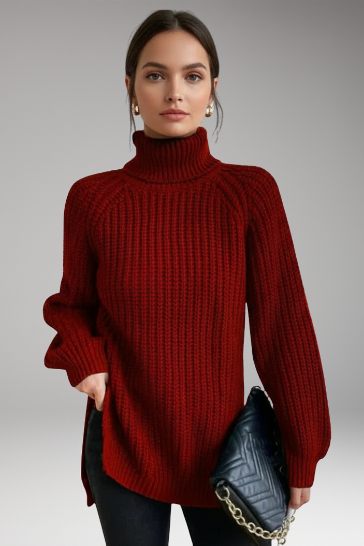 Women’s Turtleneck Jumper with Long Sleeves
