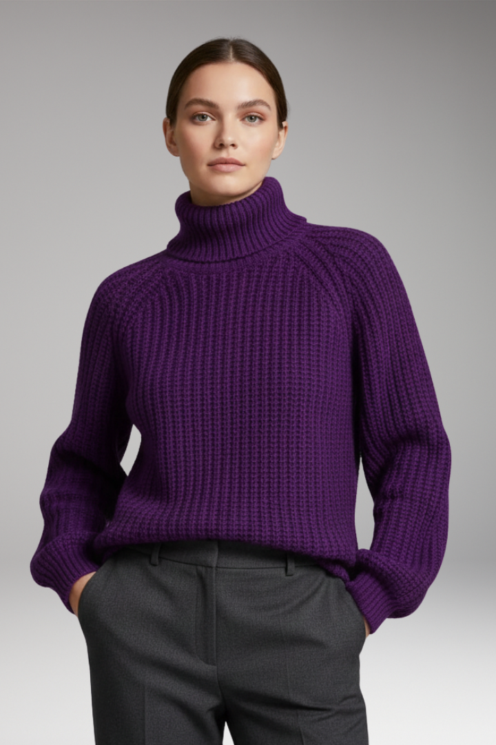 Women’s Turtleneck Jumper with Long Sleeves