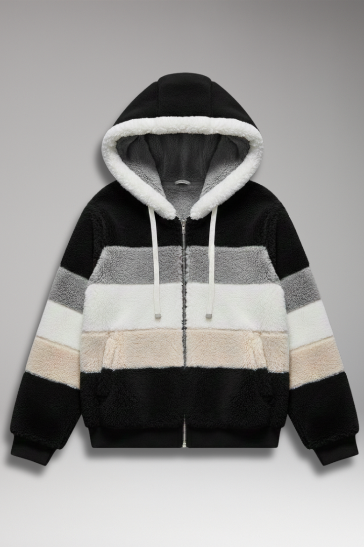 Women’s Winter Coat with Hood and Faux Fur Lining